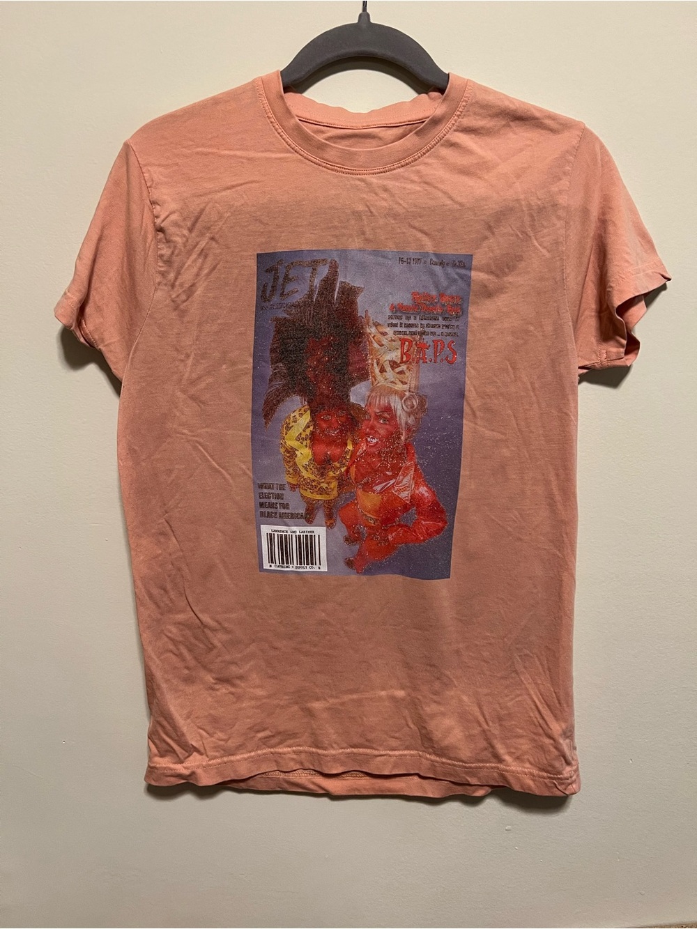 Men's Graphic Tee - Dusty Pink Short Sleeve Shirt